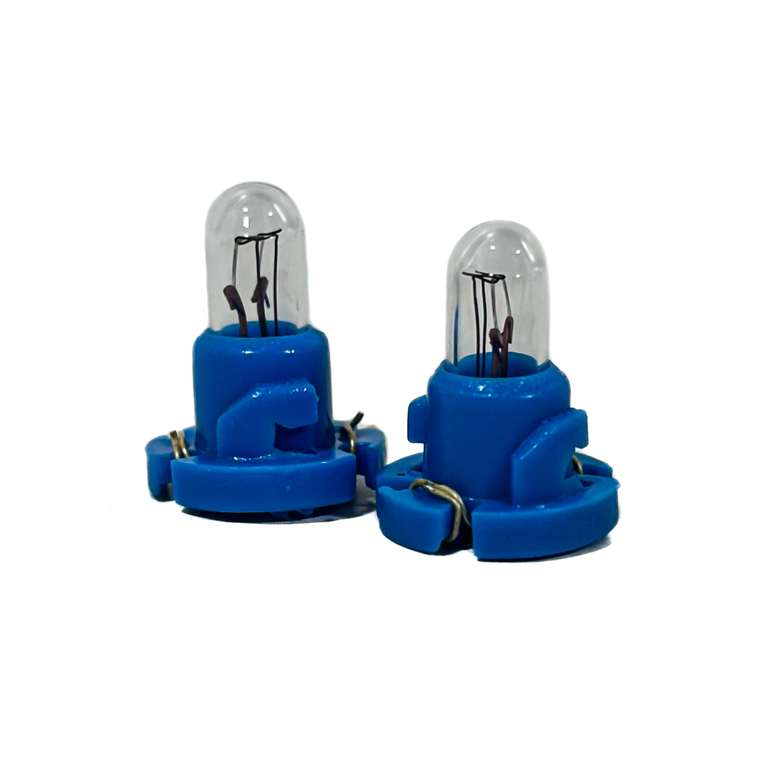 LAMPARAS DE SEÑALIZACION 12V 1.2W BX8.5D/1.5 12V 1.2W BLACK 2721 CON PORTALAMPARA NEGRO