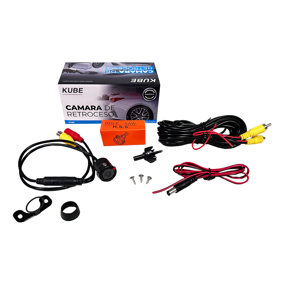 CAMARA DE RETROCESO CAMARA TRASERA HIGH DEFINITION 720P, 120 GRADOS DE VISION CON CONEXION RCA