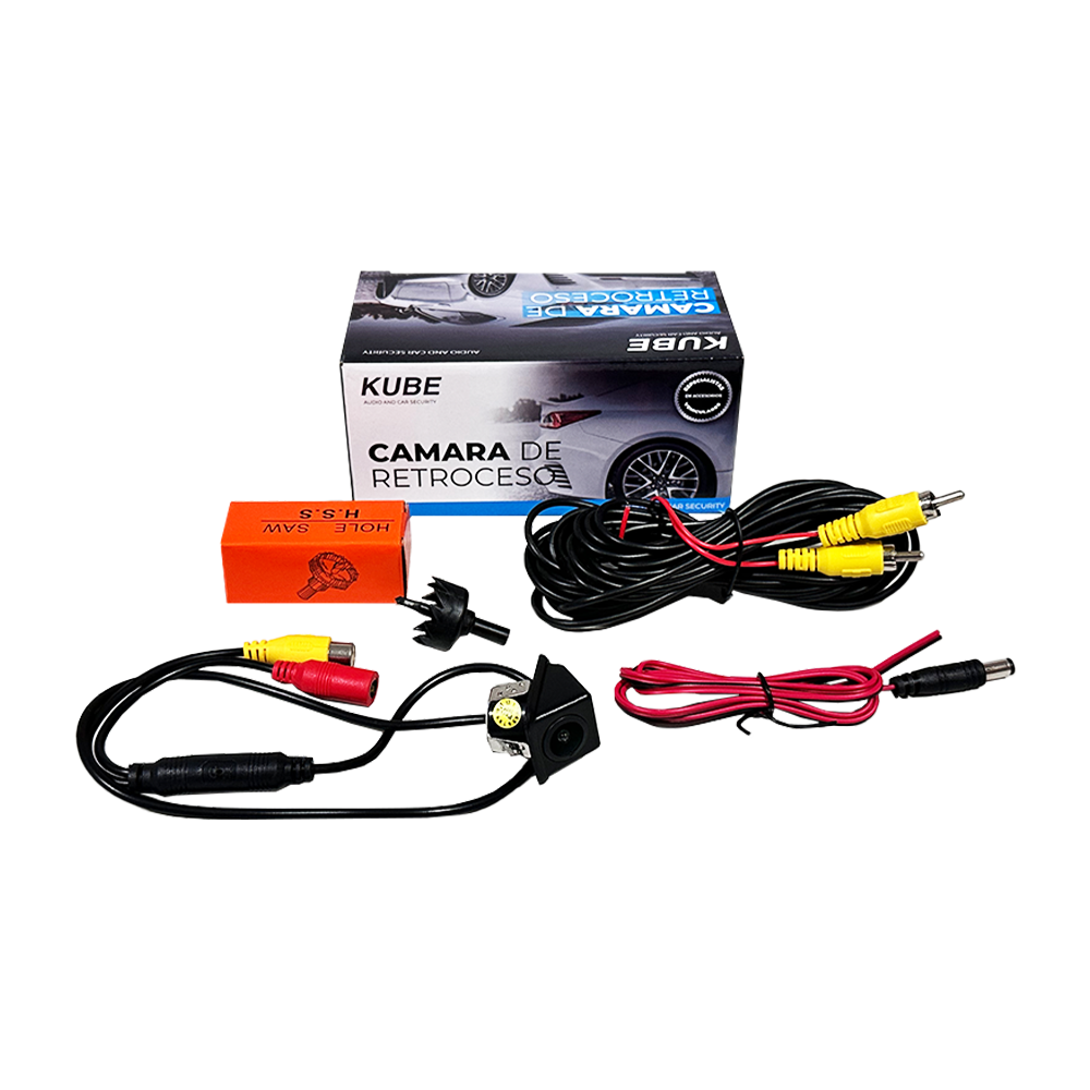 CAMARA DE RETROCESO CAMARA TRASERA HIGH DEFINITION 1080P, 120 GRADOS DE VISION CON CONEXION RCA