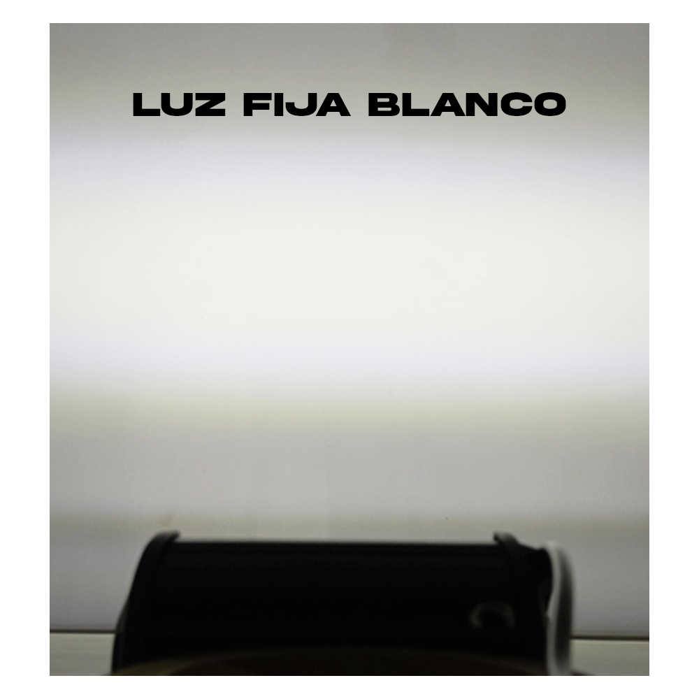 OFF ROAD BARRA DE LED PLUS RECTA BARRA DE LED DE 72 WATTS CON DISPLAY 3030 SMD ILMUNIACION  - 13.5 CM DE LARGO COLOR BLANCO + AMBAR - CARCAZA DE ALUMINIO - HAZ DE LUZ SPOT - 8