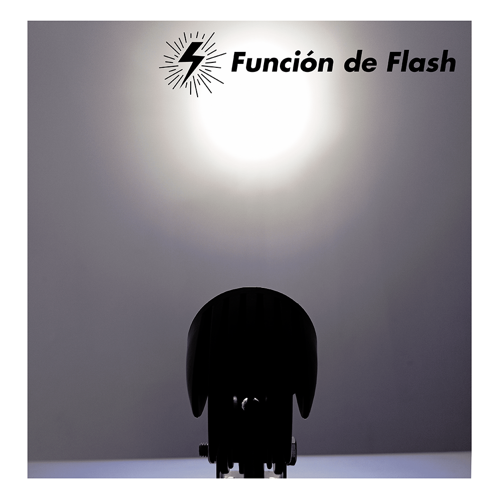 OFF ROAD FARO DE LED UNIVERSAL LUZ LED BLANCA ESTABLE CON OJO DE ANGEL BLANCO CON FUNCION FLASH 9V-36V 1 LED - 18 WATTS  MEDIDAS 53*80*53(mm) - 9