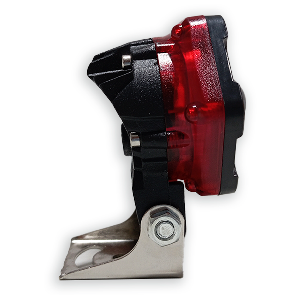 OFF ROAD FARO DE LED UNIVERSAL LUZ LED BLANCA ESTABLE CON OJO DE ANGEL DAYTIME RUNNING ROJO Y GIROS AMBAR 9V-36V 1 LED - 40 WATTS  MEDIDAS 3.5 " - 8