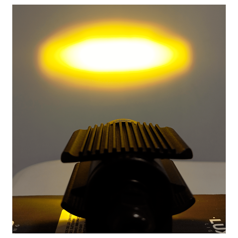 OFF ROAD FARO DE LED UNIVERSAL LUZ LED BLANCA Y AMBAR CON FUNCION ESTABLE 9V-36V 1 LED - 20 WATTS  MEDIDAS 65*90*30 (mm) - 9