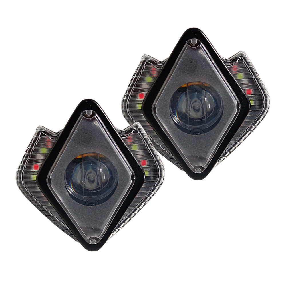 OFF ROAD FARO DE LED UNIVERSAL LUZ LED BLANCA ESTABLE CON LUZ MULTICOLOR RUNNING AL COSTADO 9V-36V 1 LED - 50 WATTS - 5