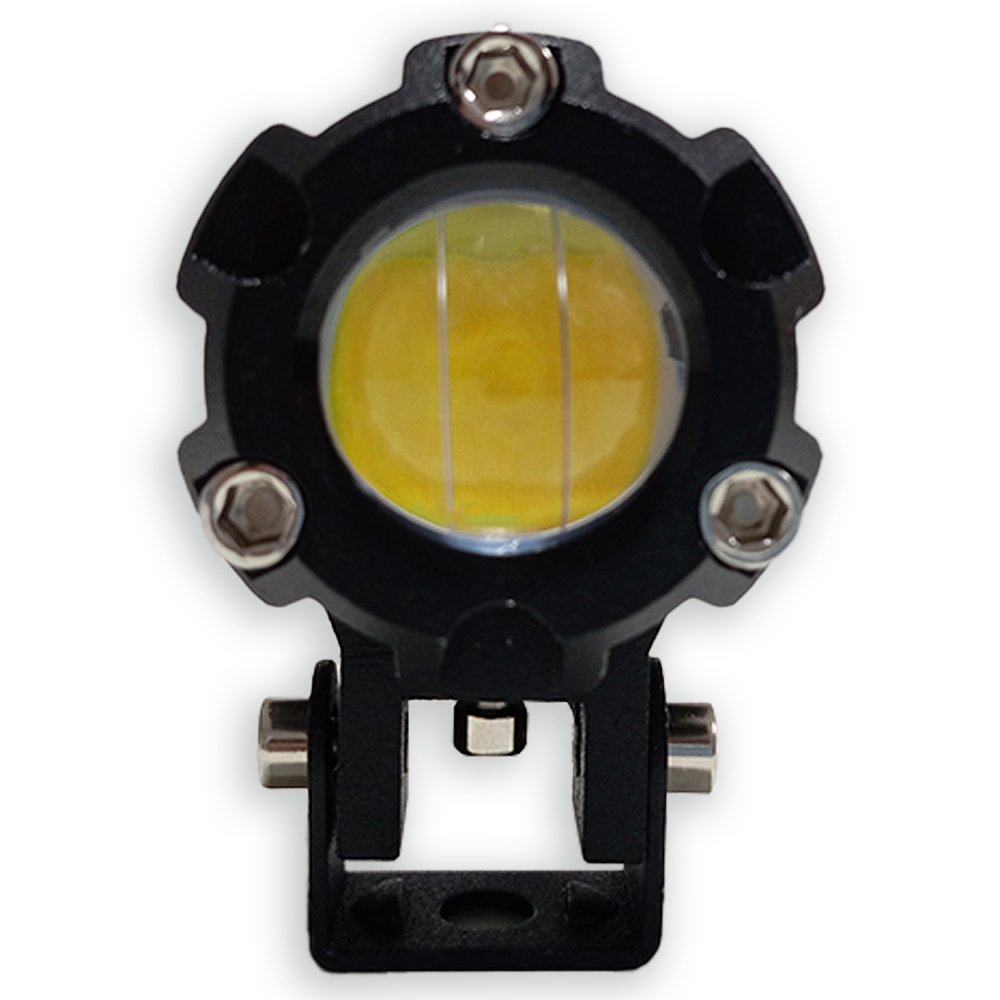 OFF ROAD FARO DE LED UNIVERSAL LUZ LED BLANCA Y AMBAR ESTABLE CON CAMBIO DE LUZ Y FUNCION FLASH 9V-36V 1 LED - 18 WATTS - JUEGO DE 2 UNIDADES MEDIDAS 64.5 * 66 * 48 (mm) - 6