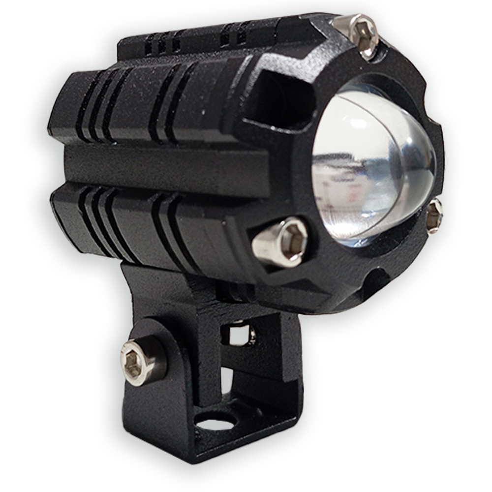 OFF ROAD FARO DE LED UNIVERSAL LUZ LED BLANCA Y AMBAR ESTABLE CON CAMBIO DE LUZ Y FUNCION FLASH 9V-36V 1 LED - 18 WATTS - JUEGO DE 2 UNIDADES MEDIDAS 64.5 * 66 * 48 (mm) - 7
