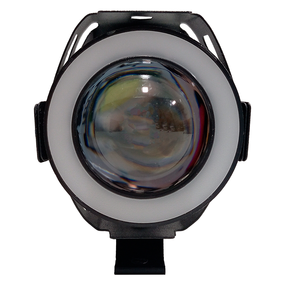OFF ROAD FARO DE LED UNIVERSAL LUZ LED BLANCA ESTABLE CON FUNCION FLASH Y OJO DE ANGEL AZUL, ROJO, VIOLETA, VERDE Y ROSA 9V-36V 1 LED - 30 WATTS  MEDIDAS 120*61*30 (MM) - 5