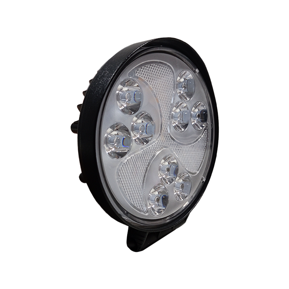 OFF ROAD FARO DE LED UNIVERSAL FARO DE LED CIRULAR - 47 LED 141W BLANCO CON  DRL RUNNING RGB 10.8X2X11CM 12V A 36VV - 6