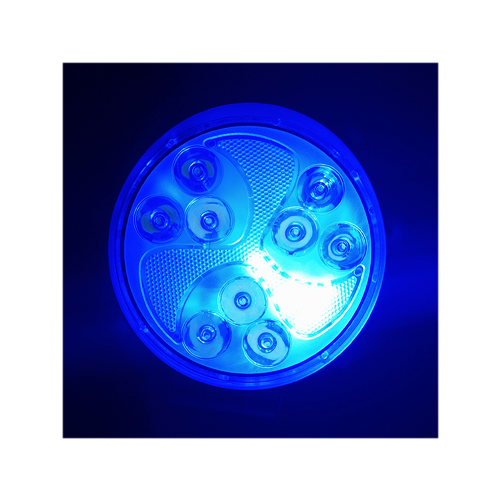 OFF ROAD FARO DE LED UNIVERSAL FARO DE LED CIRULAR - 47 LED 141W BLANCO CON  DRL RUNNING RGB 10.8X2X11CM 12V A 36VV - 10