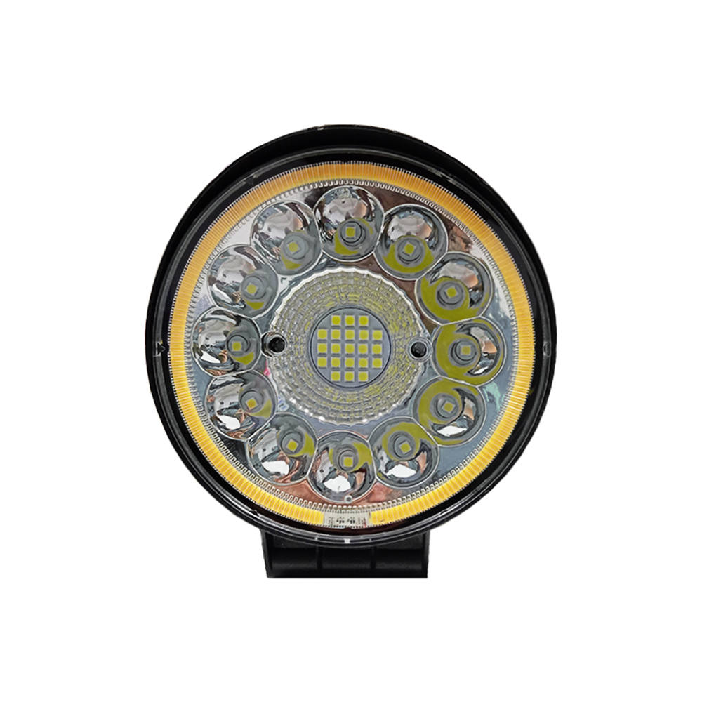OFF ROAD FARO DE LED FARO DE LED CIRULAR - 33 LED 99W BLANCO 10.8X2X11CM DOS FUNCIONES: BAJA Y FLASH - 5