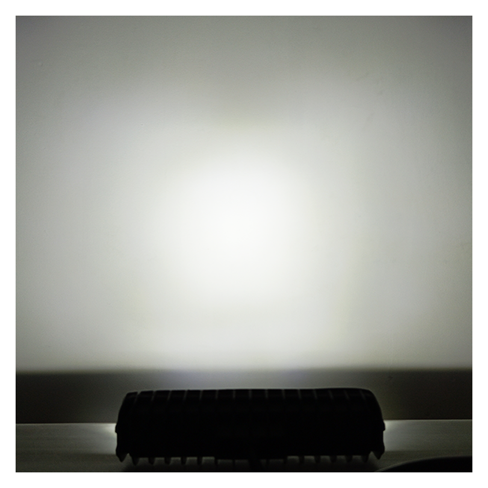 OFF ROAD FARO DE LED UNIVERSAL RECTANGULAR 18 WATTS (6 LED  3 WATTS) COLOR BLANCO / AMBAR 12V / 24V - HAZ DE LUZ SPOT - - 9