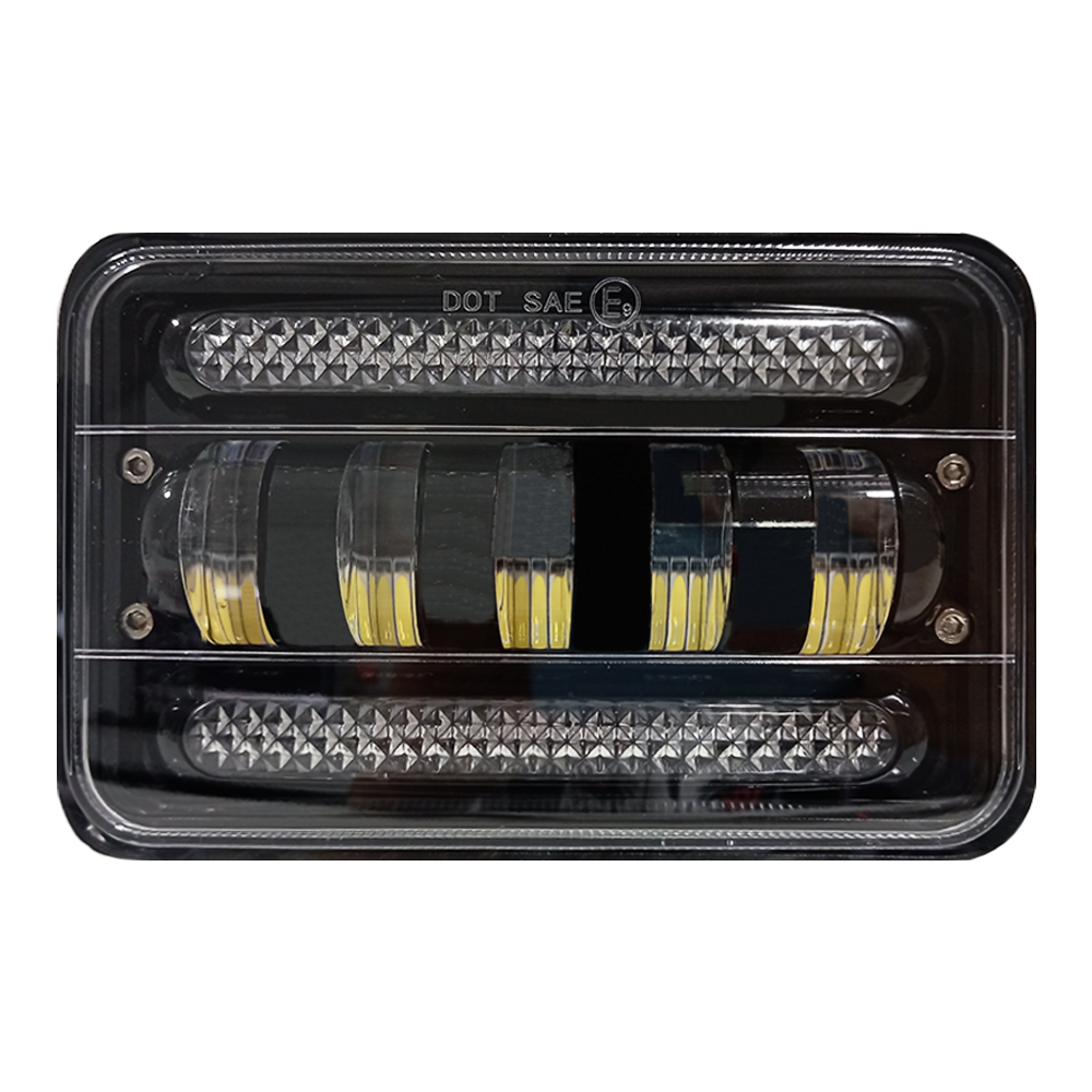 OFF ROAD FARO DE LED UNIVERSAL LUZ MULTILED BLANCA CON FUNCION ALTA Y BAJA  9V-36V 80 WATTS  MEDIDAS 5" - 7