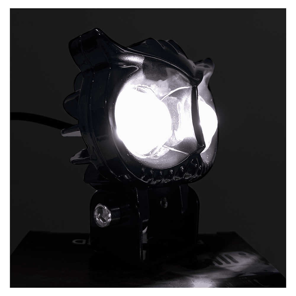 OFF ROAD FARO DE LED UNIVERSAL LUZ LED BLANCA CON FUNCIONES ALTA, BAJA Y FLASH INDIVIDUALES 9V-36V 1 LED - 30 WATTS  MEDIDAS 55*65*81 (mm) - 4