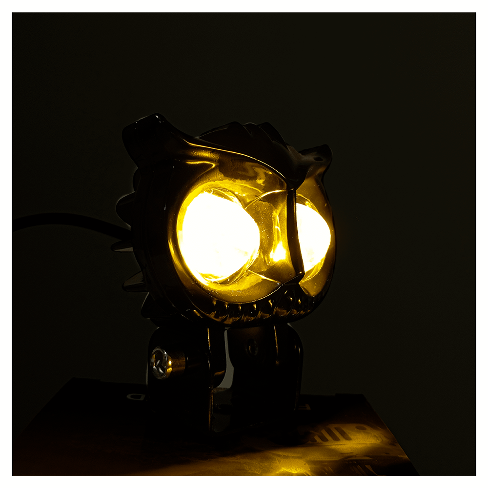 OFF ROAD FARO DE LED UNIVERSAL LUZ LED BLANCA CON FUNCIONES ALTA, BAJA Y FLASH INDIVIDUALES 9V-36V 1 LED - 30 WATTS  MEDIDAS 55*65*81 (mm) - 5