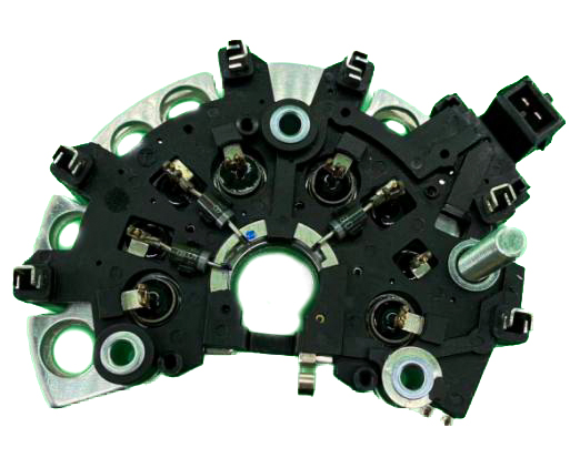 PLACA PORTADIODO TIPO BOSCH VW GOLF, PASSAT, VENTO (8 DIODOS; CON DIODOS AUXILIARES) 18120 PBO319576 PRB319738