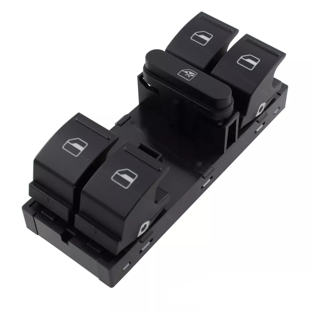 COMANDO ALZA CRISTAL C/BLOQUEO SIN MARCO VOLKSWAGEN GOLF 5 / TOURAN / TIGUAN / PASSTA B6 GRIS V0707 13941 RTCALZ056 63-5109
