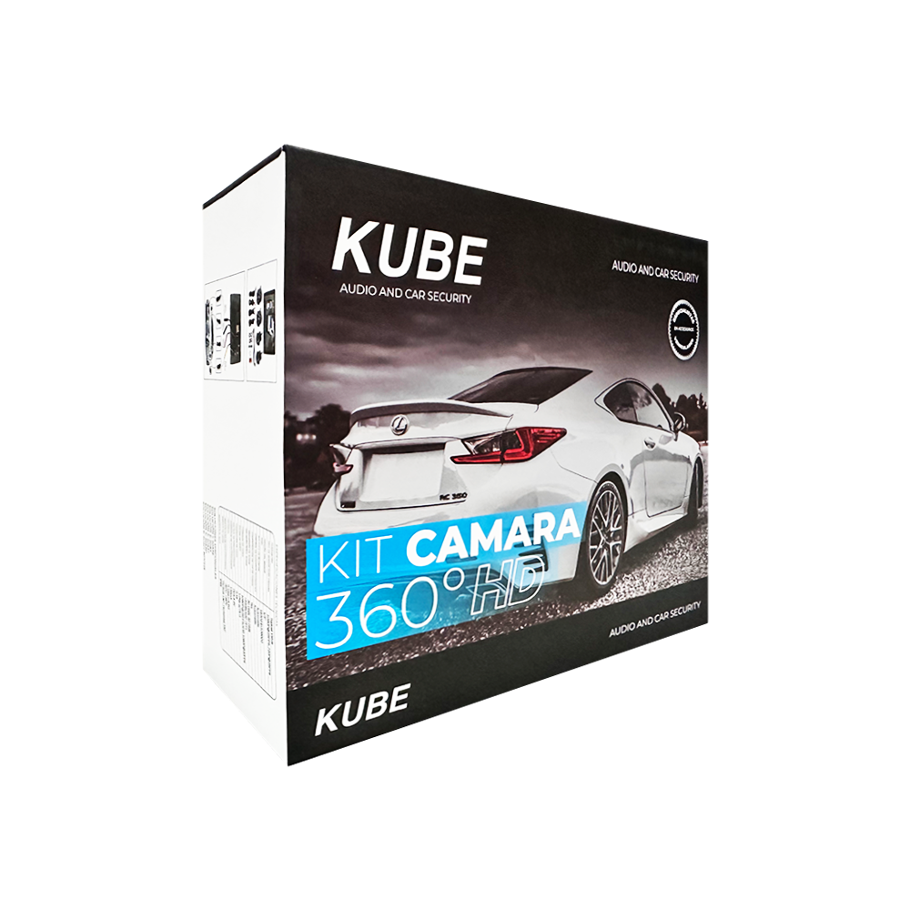 KIT CAMARAS KIT CON 4 CAMARAS 360 GRADOS DE VISION CON CONEXIONES RCA INCLUIDAS - 8