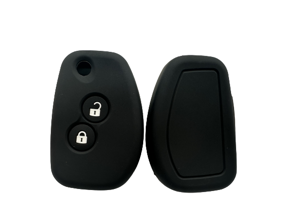 CUBRE LLAVE DE SILICONA REANULT SANDERO - CLIO - LOGAN - DUSTER - COLOR NEGRO