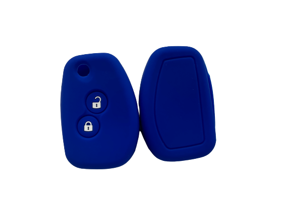 CUBRE LLAVE DE SILICONA REANULT SANDERO - CLIO - LOGAN - DUSTER - COLOR AZUL
