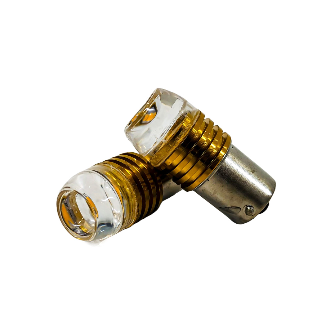 LED SEÑALIZACION CERAMIK BLISTER X 2 - 1141 - 1156 - P21W LED CERAMIK 5630 -AMBAR 12V- BLISTER X 2 UNIDADES