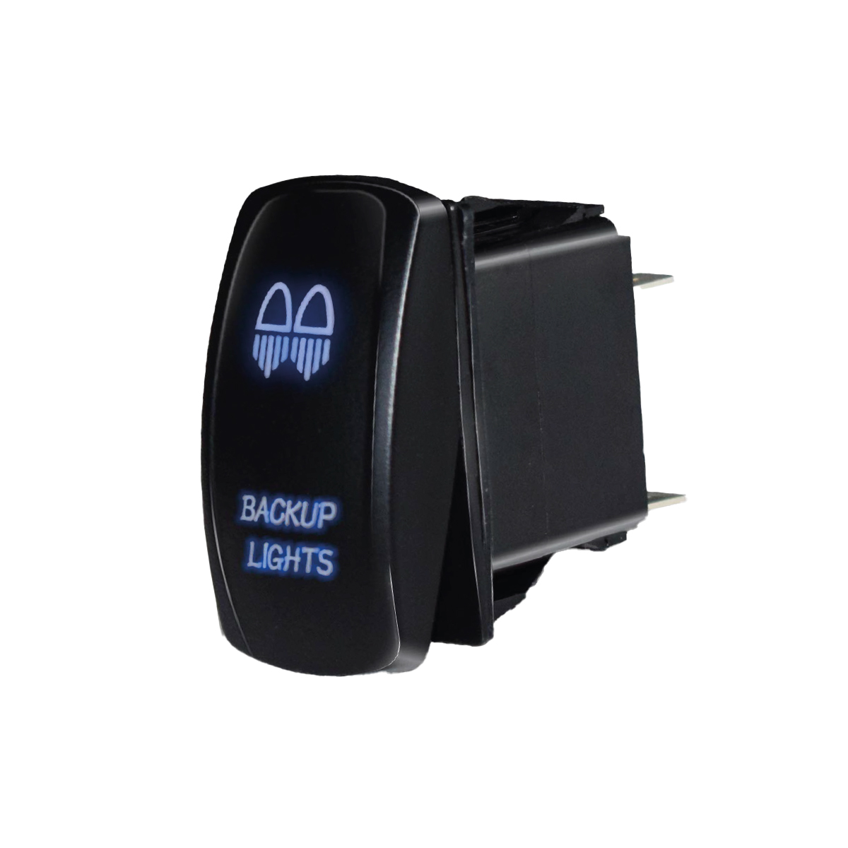 INTERRUPTOR BASCULANTE VOLTAJE DE ENTRADA: 12V-24V FUNCIÓN: ON / OFF (OPCIONAL)5 PINES (OPCIONAL)MATERIAL: ABS + COBREINTERRUPTOR BASCULANTE CONPATRÓN DE GRABADO LÁSER Y 2 LUCES LED