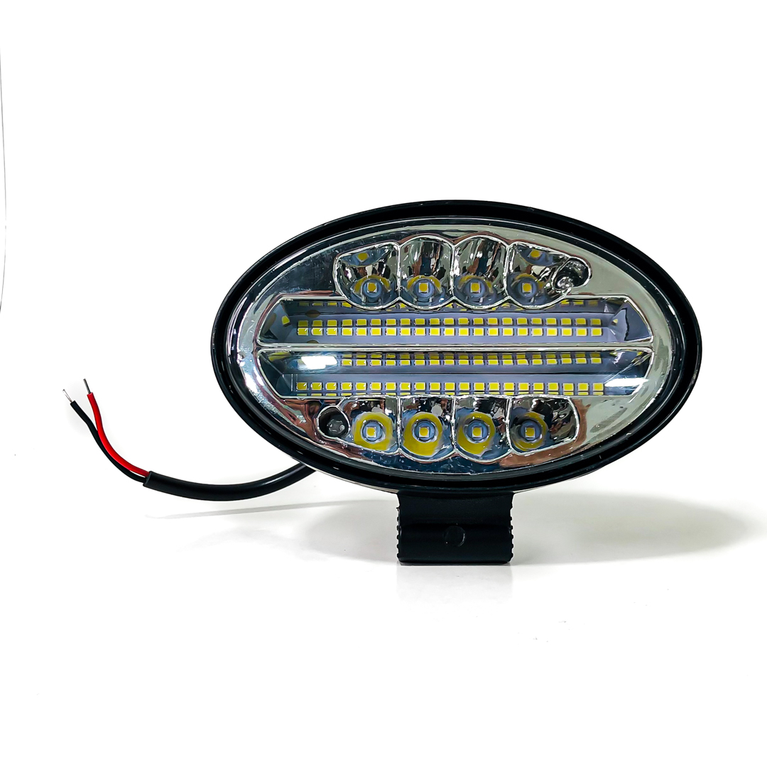 OFF ROAD FARO DE LED FARO DE LED OVALADO 30 LED 90W COLOR  BLANCO  9X5.8X9CM