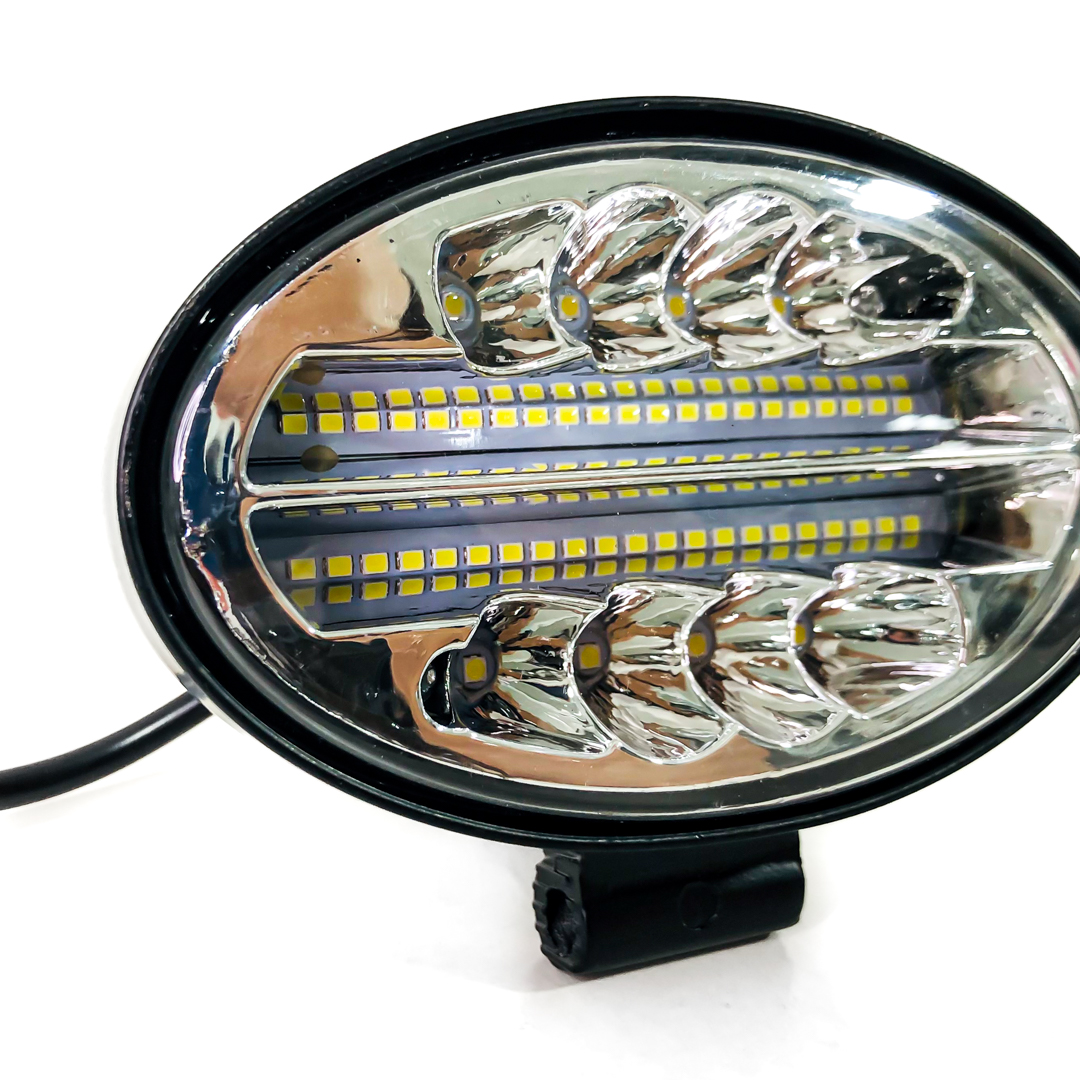 OFF ROAD FARO DE LED FARO DE LED OVALADO 30 LED 90W COLOR  BLANCO  9X5.8X9CM - 2