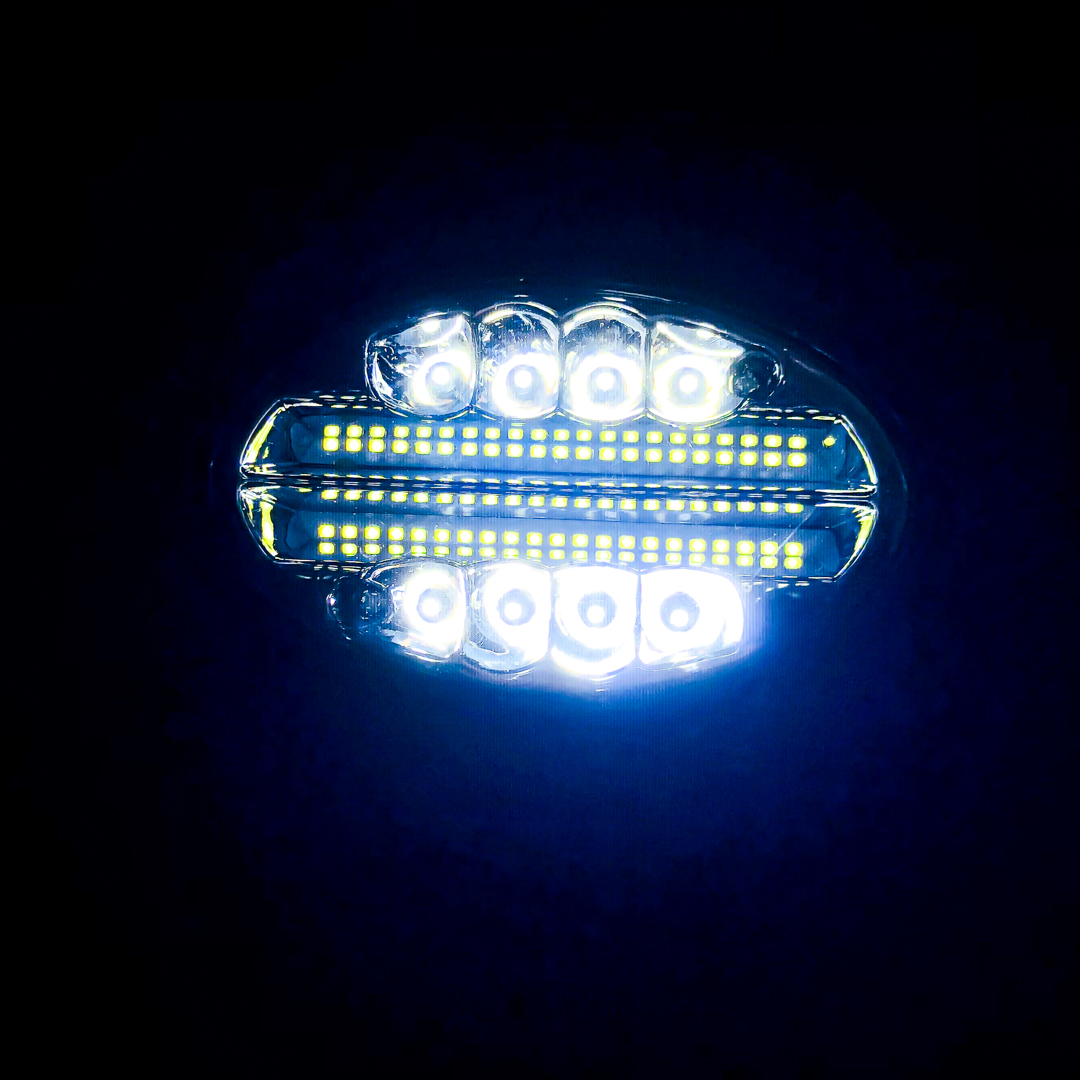OFF ROAD FARO DE LED FARO DE LED OVALADO 30 LED 90W COLOR  BLANCO  9X5.8X9CM - 8