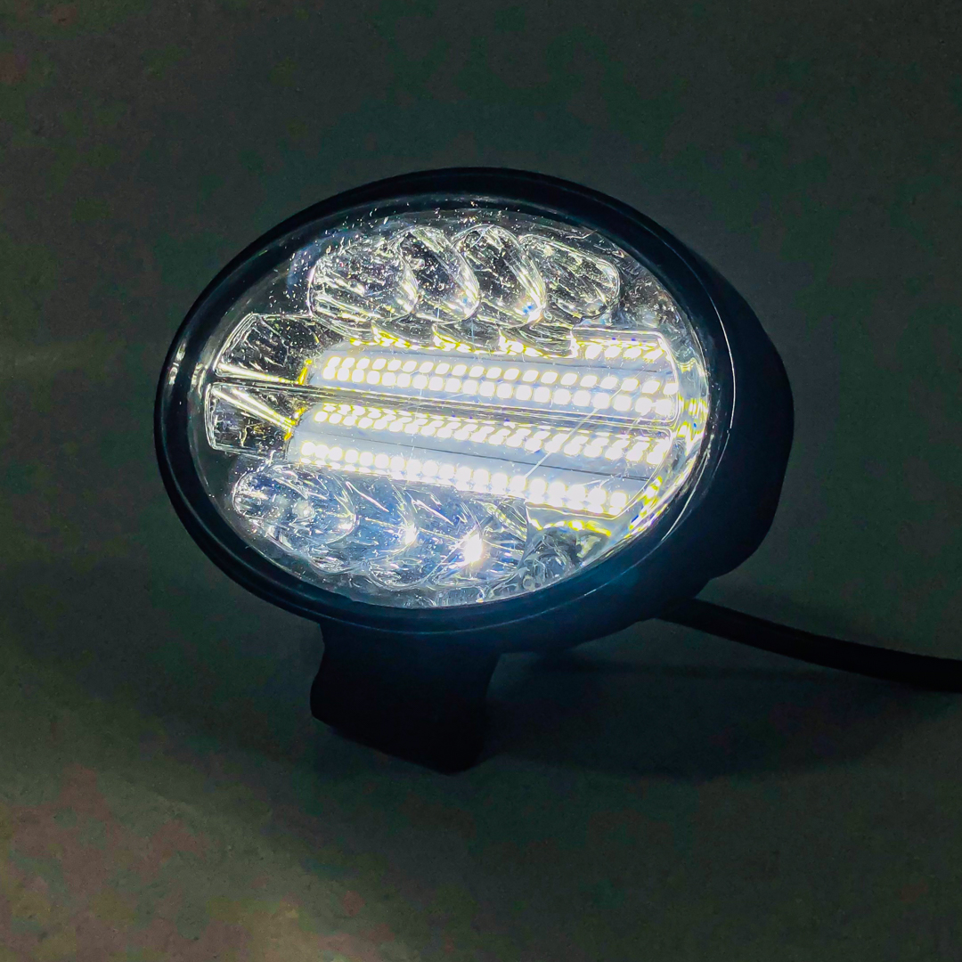 OFF ROAD FARO DE LED FARO DE LED OVALADO 30 LED 90W COLOR  BLANCO  9X5.8X9CM - 9