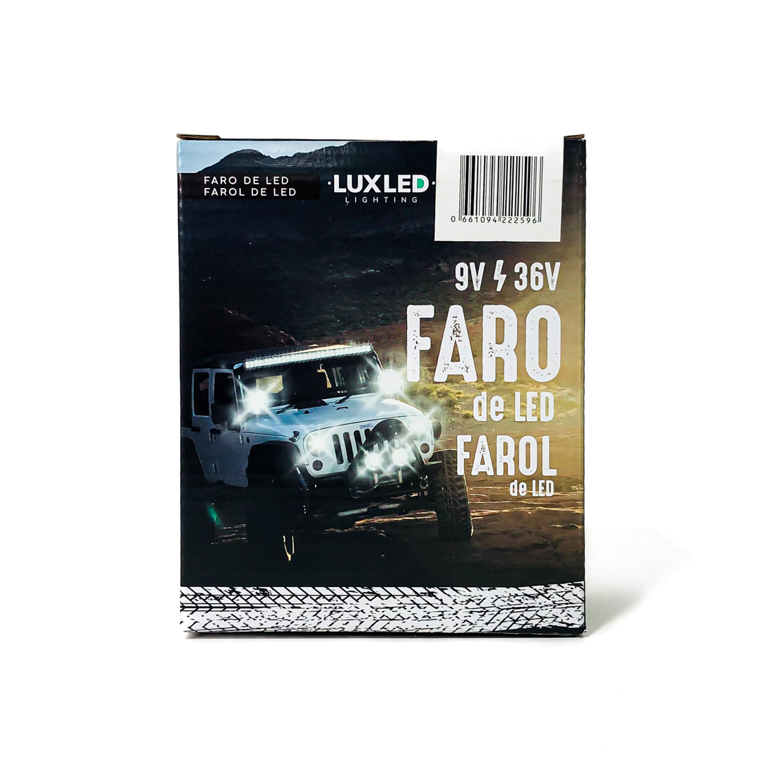 OFF ROAD FARO DE LED FARO DE LED OVALADO 30 LED 90W COLOR  BLANCO  9X5.8X9CM - 10