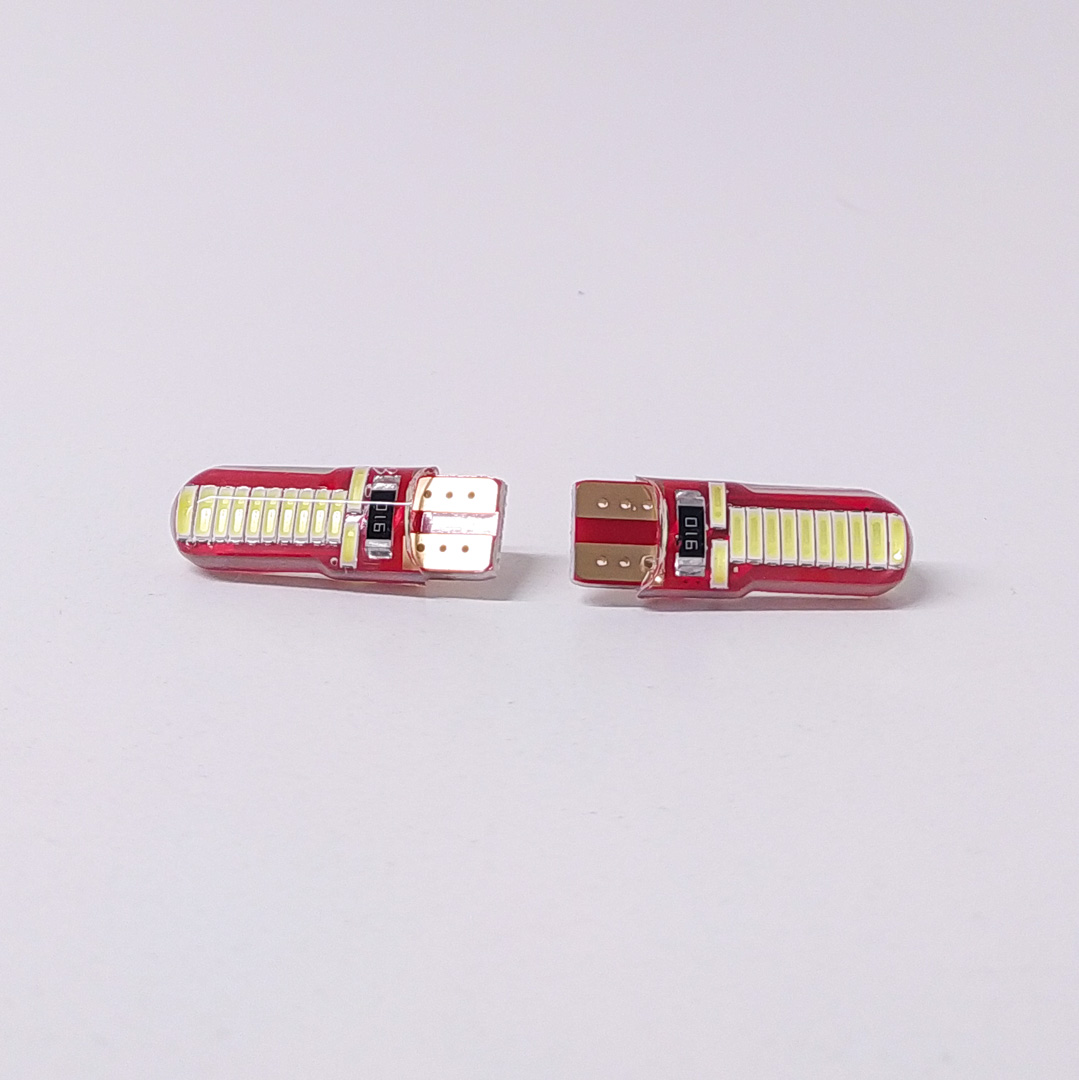 LED SEÑALIZACION IRONMAN BLISTER X 2 2821 - T10 - W5W - 24 LED 3014 IRONMAN CANBUS BLANCO 12V BLISTER X 2 UNIDADES - 6