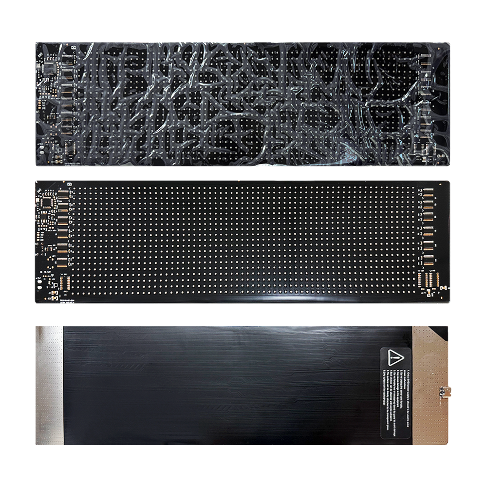 PANEL LED RGB 1536 LEDS l 16*96 PIXELES MEDIDAS 12 X 60 cm 12V / 24V CONEXION USB BLUETOOTH CON APP Y CONTROL REMOTO - 4