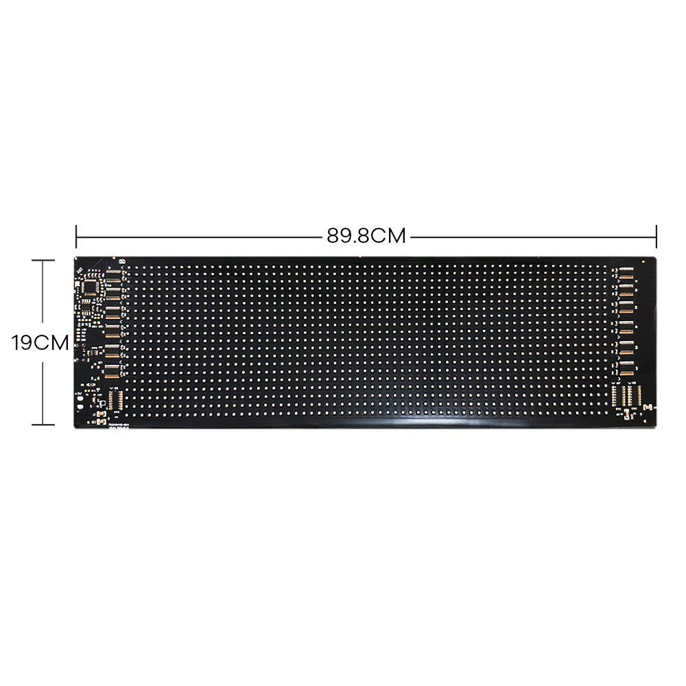 PANEL LED RGB 1536 LEDS l 16*96 PIXELES MEDIDAS 19 X 90 cm 12V / 24V CONEXION USB BLUETOOTH CON APP Y CONTROL REMOTO - 2