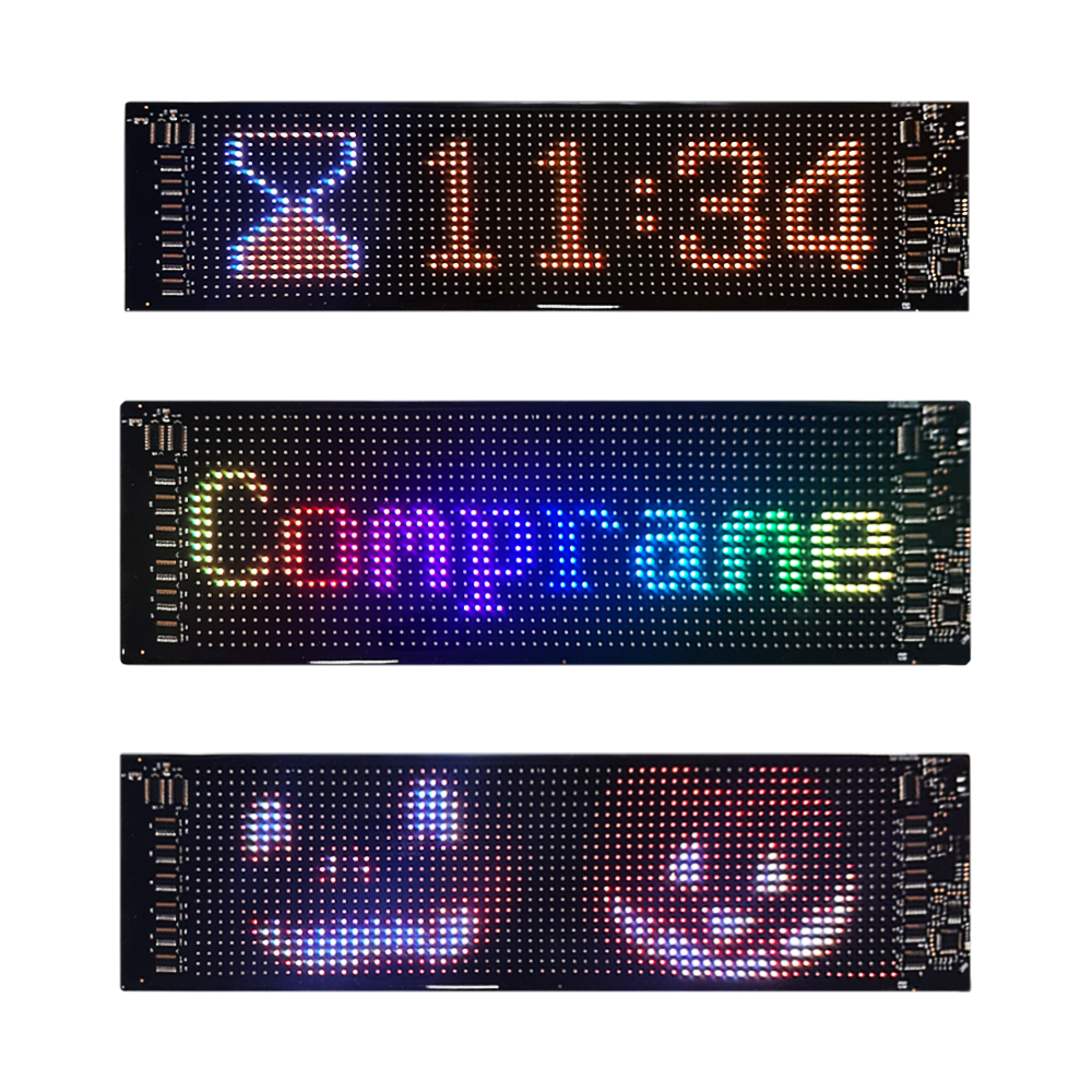 PANEL LED RGB 1536 LEDS l 16*96 PIXELES MEDIDAS 19 X 90 cm 12V / 24V CONEXION USB BLUETOOTH CON APP Y CONTROL REMOTO - 7