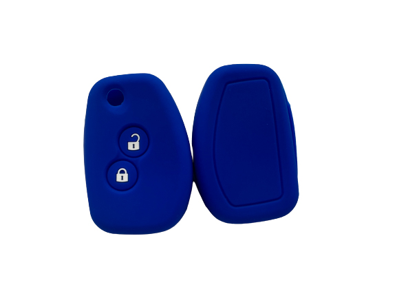 CUBRE LLAVE DE SILICONA REANULT SANDERO - CLIO - LOGAN - DUSTER - COLOR AZUL - 2