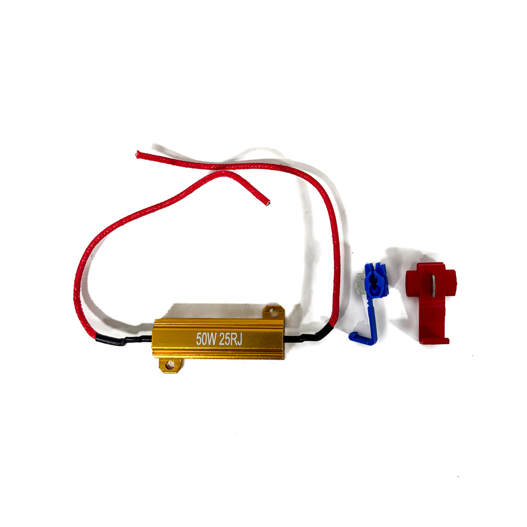 RESISTENCIA CANBUS RESISTENCIA PARA LAMPARAS LED 50 WATTS X UNIDAD (BOLSA 10 UNIDADES)