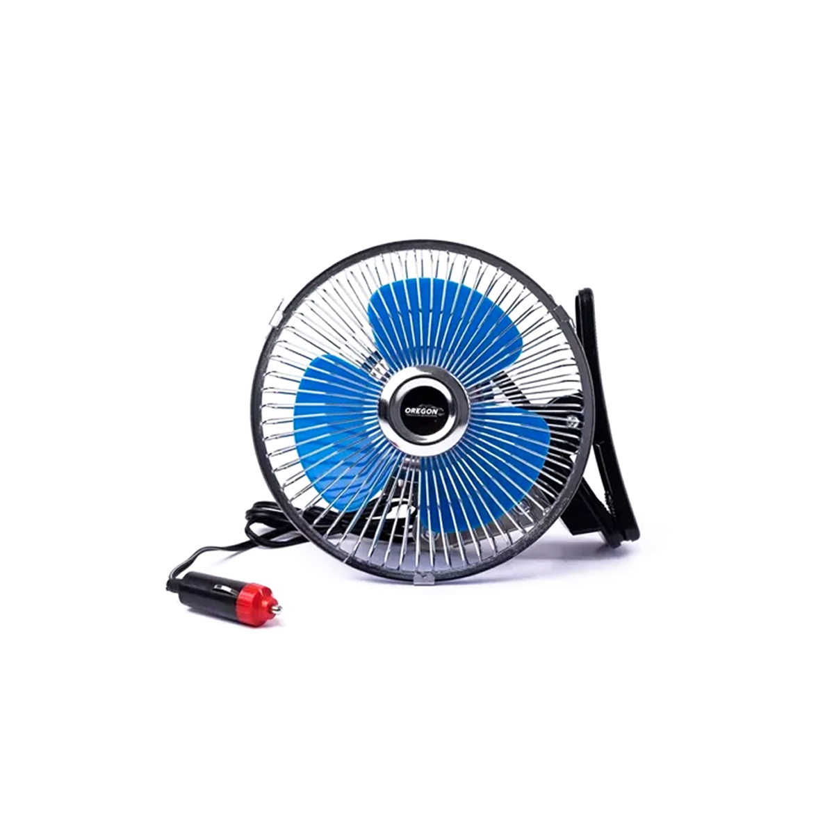 VENTILADOR VENTILADOR METALICO 6 12V UNIVERSAL CON CLIP PLATEADO 6 DIAMETRO 180MM CANTIDAD POR CAJA 12 - 8