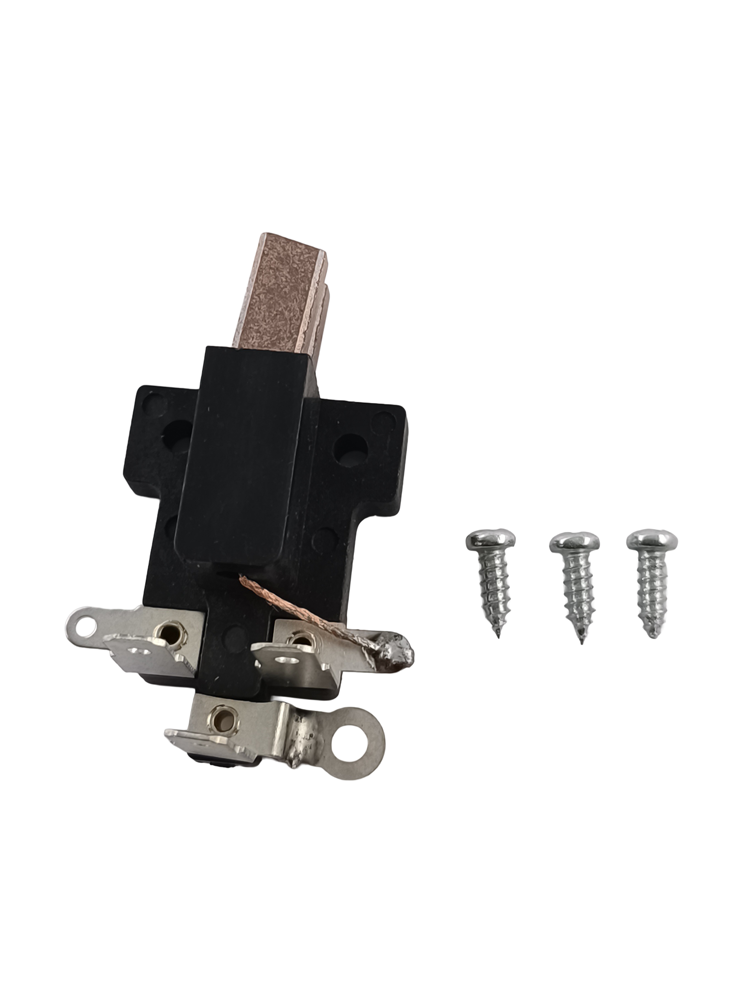PORTA ESCOBILLA DE ALTERNADOR TIPO INDIEL MERCEDES BENZ (ESCOBILLAS: 4.5 X 8 X 15) 12V. PI7120 PE715 P7120 12551 PCA739
