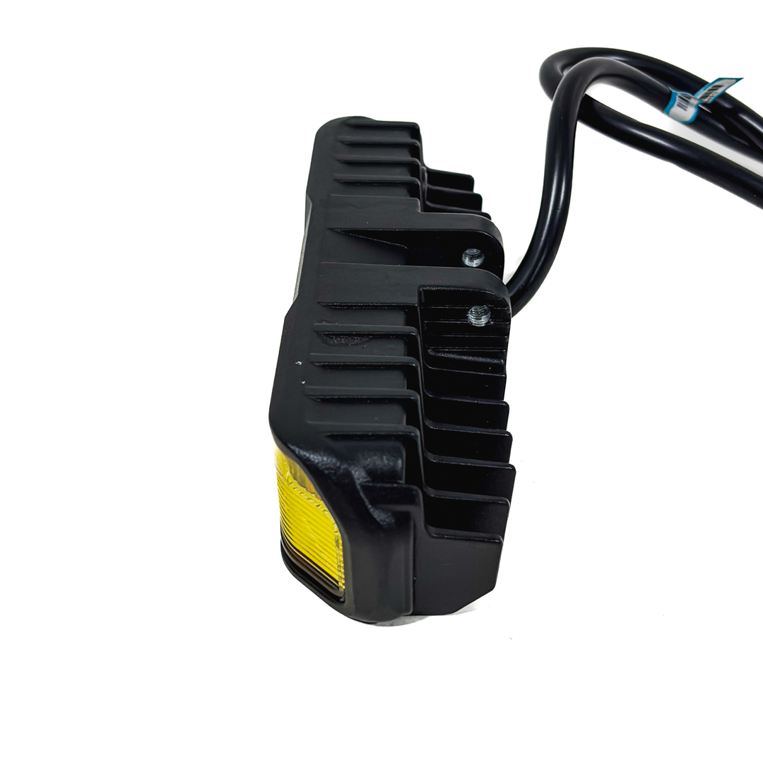 OFF ROAD FARO DE LED UNIVERSAL REDONDO 5.5" AMBAR CON GIROS AMBAR 40 WATTS - 8 CHIP LED OSRAM OSLON - 12V/24V COLOR AMBAR - 6