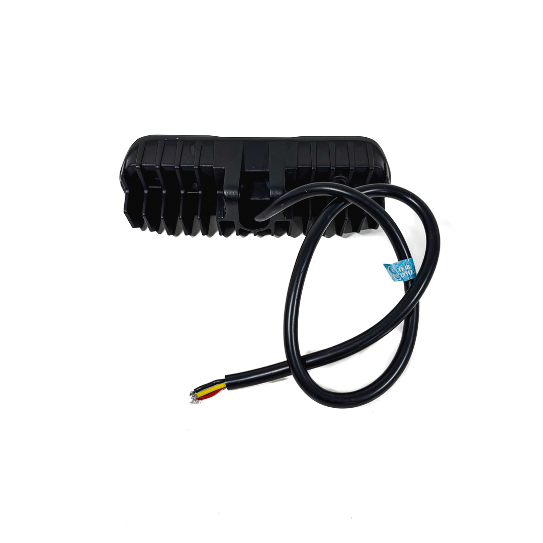 OFF ROAD FARO DE LED UNIVERSAL REDONDO 5.5" AMBAR CON GIROS AMBAR 40 WATTS - 8 CHIP LED OSRAM OSLON - 12V/24V COLOR AMBAR - 5