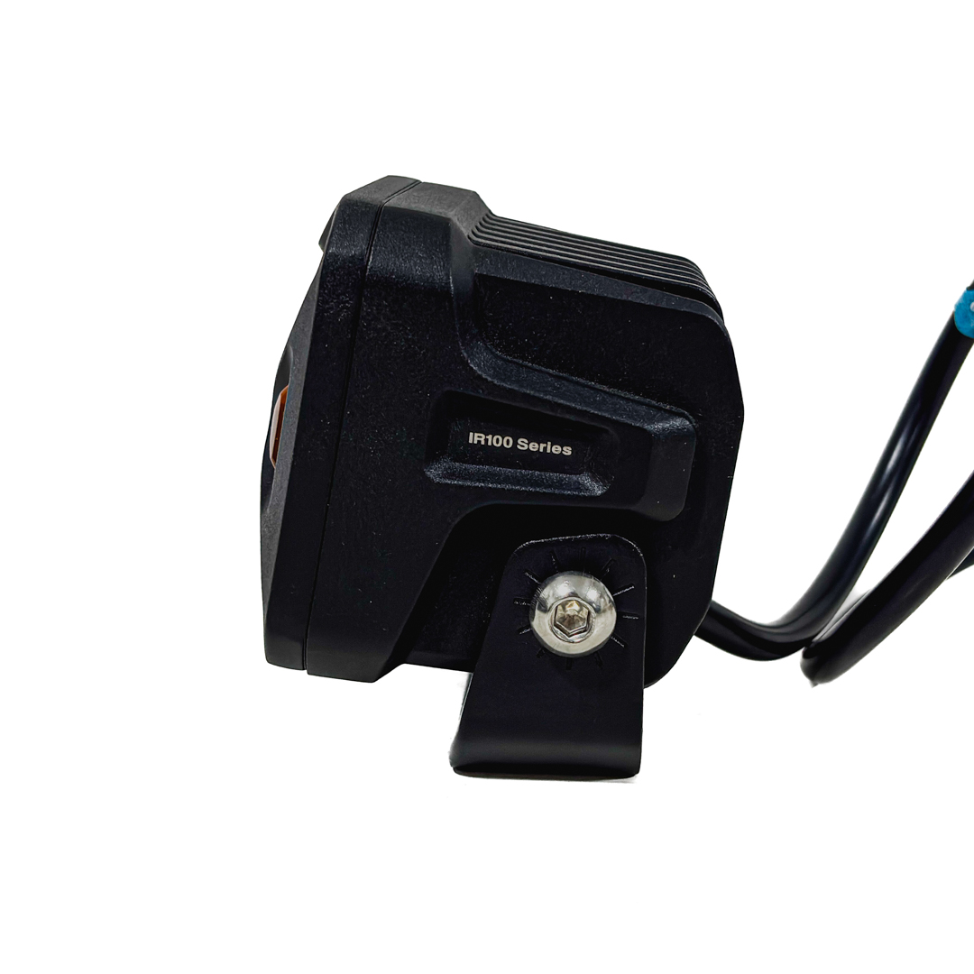 OFF ROAD FARO DE LED UNIVERSAL CUADRADO 3'' COLOR BLANCO CON GIROS AMBAR - 20 WATTS - 4 CHIP OSRAM P8 - 12V/24V - 4