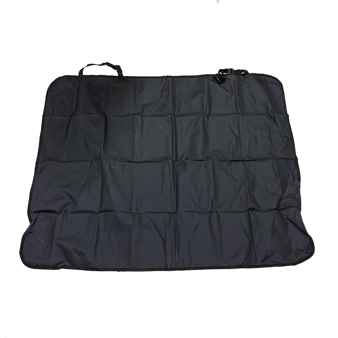 CUBRE ASIENTO TRASERO UNIVERSAL PARA MASCOTAS NEGRO DE OXFORD MEDIDAS - 3