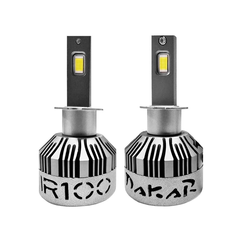 OFF ROAD KIT DE LED DAKAR NEW SERIES CANBUS TRUCK - H1 DAKAR NEW SERIES 50% + LUZ CHIP CSP SUPER CANBUS 45000 LUMENS 55 WATTS 12V - 24V CON COOLER