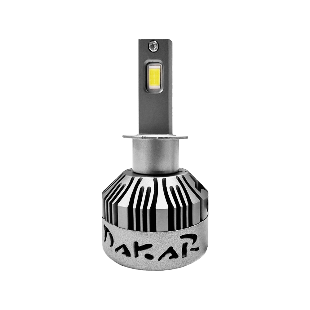 OFF ROAD KIT DE LED DAKAR NEW SERIES CANBUS TRUCK - H1 DAKAR NEW SERIES 50% + LUZ CHIP CSP SUPER CANBUS 45000 LUMENS 55 WATTS 12V - 24V CON COOLER - 7