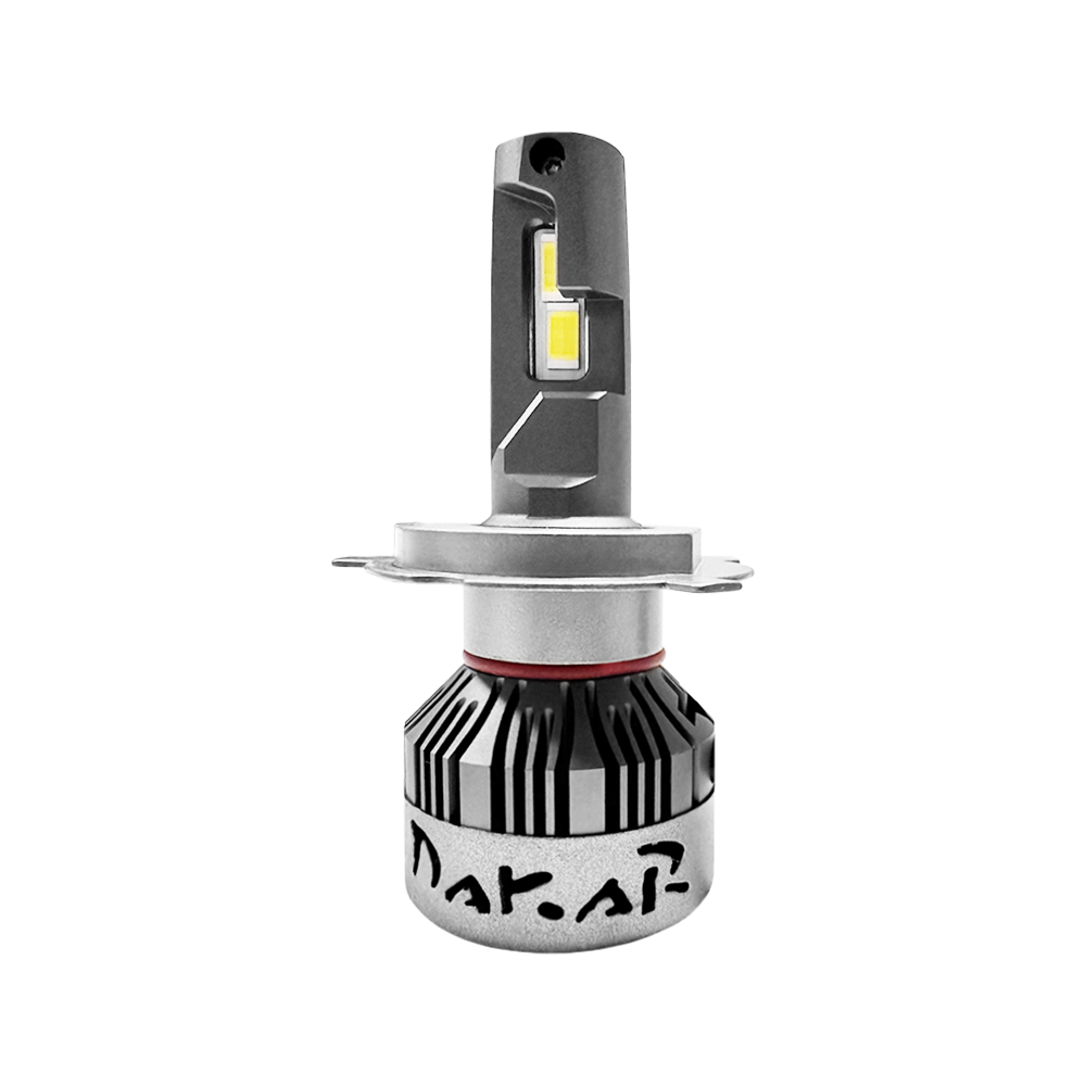 OFF ROAD KIT DE LED DAKAR NEW SERIES CANBUS TRUCK - H4 DAKAR NEW SERIES 50% + LUZ CHIP CSP SUPER CANBUS 45000 LUMENS 55 WATTS 12V - 24V CON COOLER - 7