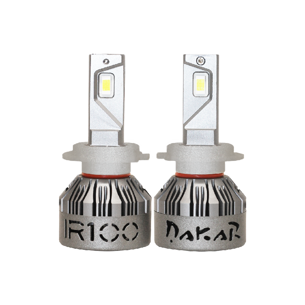 OFF ROAD KIT DE LED DAKAR NEW SERIES CANBUS TRUCK - H7 DAKAR NEW SERIES 50% + LUZ CHIP CSP SUPER CANBUS 45000 LUMENS 55 WATTS 12V - 24V CON COOLER
