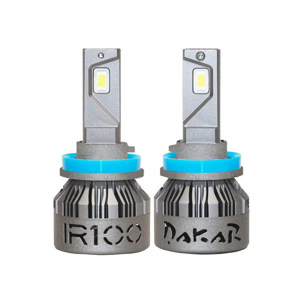 OFF ROAD KIT DE LED DAKAR NEW SERIES CANBUS TRUCK - H11 DAKAR NEW SERIES 50% + LUZ CHIP CSP SUPER CANBUS 45000 LUMENS 55 WATTS 12V - 24V CON COOLER
