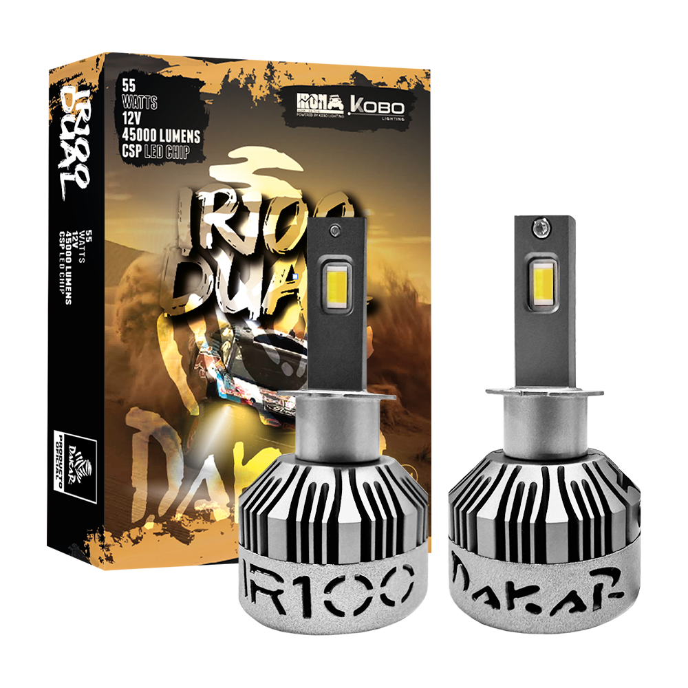 DUAL COLOUR BLANCO / AMBAR - H1 DAKAR NEW SERIES 50% + LUZ CHIP CSP SUPER CANBUS 45000 LUMENS 55 WATTS 12V CON COOLER DUAL COLOUR BLANCO / AMBAR - H7 DAKAR NEW SERIES 50% + LUZ CHIP CSP SUPER CANBUS 45000 LUMENS 55 WATTS 12V CON COOLER - 2
