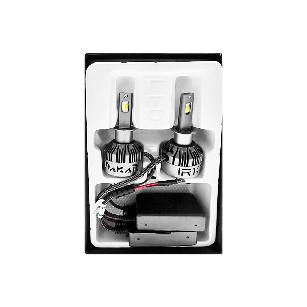 DUAL COLOUR BLANCO / AMBAR - H1 DAKAR NEW SERIES 50% + LUZ CHIP CSP SUPER CANBUS 45000 LUMENS 55 WATTS 12V CON COOLER DUAL COLOUR BLANCO / AMBAR - H7 DAKAR NEW SERIES 50% + LUZ CHIP CSP SUPER CANBUS 45000 LUMENS 55 WATTS 12V CON COOLER - 4