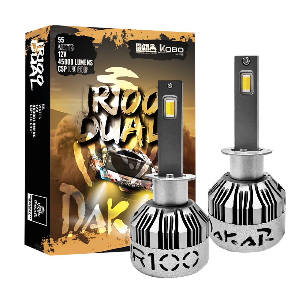 DUAL COLOUR BLANCO / AMBAR - H3 DAKAR NEW SERIES 50% + LUZ CHIP CSP SUPER CANBUS 45000 LUMENS 55 WATTS 12V CON COOLER DUAL COLOUR BLANCO / AMBAR - H7 DAKAR NEW SERIES 50% + LUZ CHIP CSP SUPER CANBUS 45000 LUMENS 55 WATTS 12V CON COOLER - 2